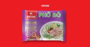 Quick & Healthy Packaged Pho Noodles 3 (beef flavored pho package)