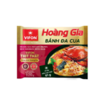 Instant brown rice noodles with crab
