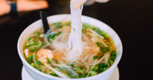 Microwave Beef Pho: Quick and Delicious Comfort Food 2 (bowl of prepared pho)
