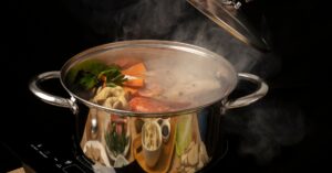 From Scratch to Perfection: How Pho Restaurants Make Their Broth 2 (cooking pho in a pot)