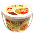 Beef pho broth concentrate container