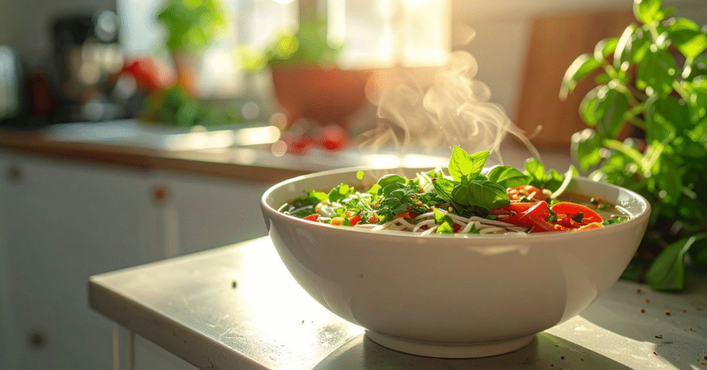 How Many Calories Are in Pho Soup? A Flavorful Guide with ShunFat 1 pho calories – Vifon instant pho bowl with vegetables at ShunFat