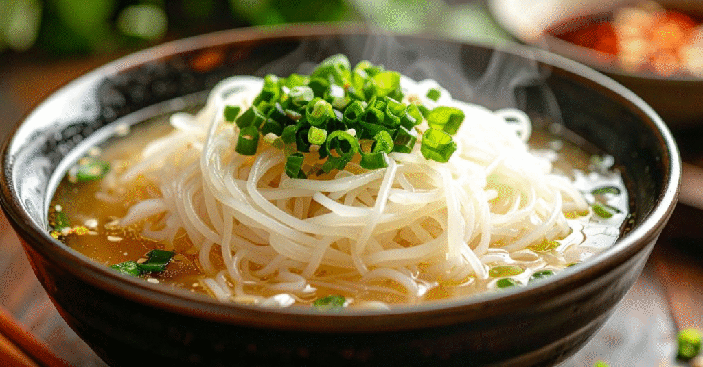 What Kind of Noodles Are in Pho? Grab Your Bowl at Shell Stores 2 what kind of noodles are in pho – soft rice noodles in pho soup