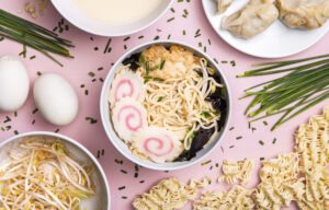What Is Pho Noodles Made Of? The Secret Behind Vietnam’s Signature Dish 2 Flat rice noodles before cooking, the main ingredient used to make Vietnamese pho.