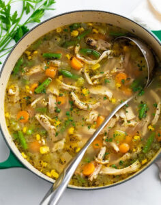 How to Make Chicken Noodle Soup: A Simple Comfort Food Guide 3 Chicken noodle soup with vegetables.
