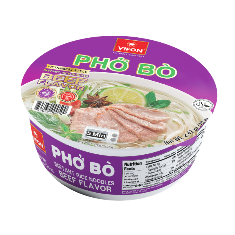 VIFON BEEF FLAVOR PHO BOWL 1 VIFON BEEF FLAVOR PHO BOWL